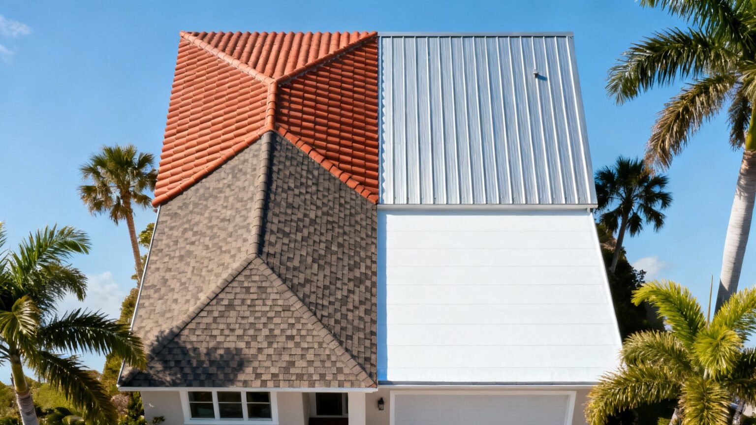 An up-close, detailed view of a stack of dark architectural shingles.